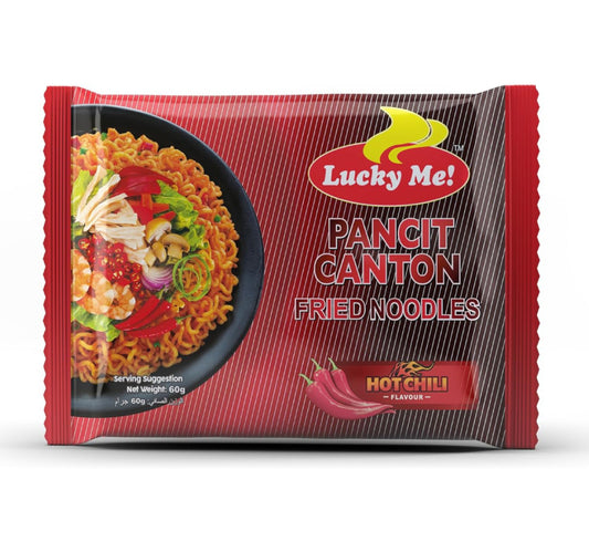 Lucky Me Hot Chili Flavour Instant Pancit Canton 6 x 60 g