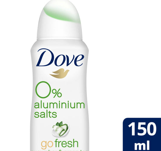 Dove Women Cucumber & Green Tea 0% Aluminium Antiperspirant 150 ml