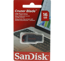 Sandisk Flash Drive Blade, 16 GB, SDCZ50