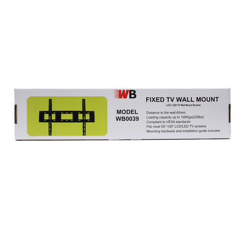 WB Wall Bracket WB0039 55"-100"