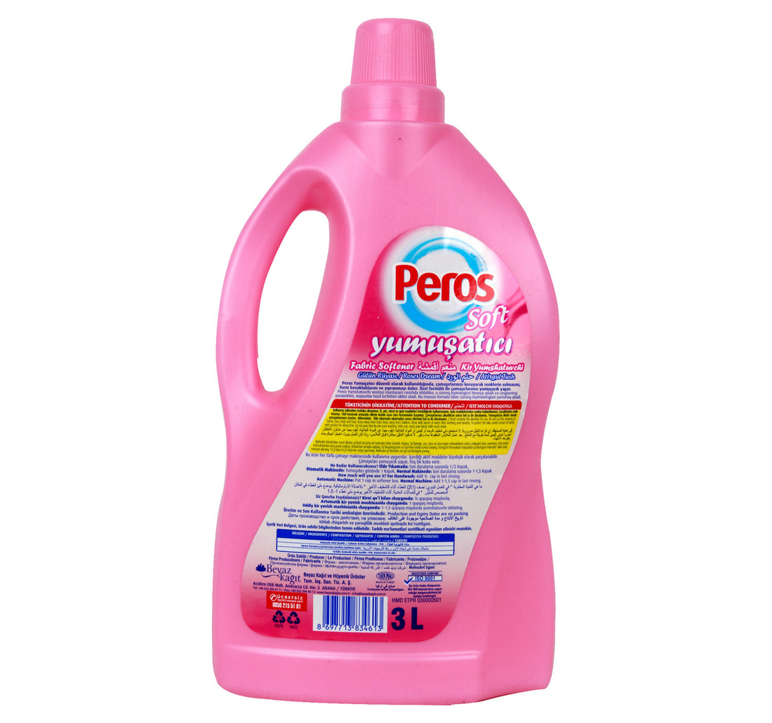 Peros Fabric Softener Rose 3 Litres