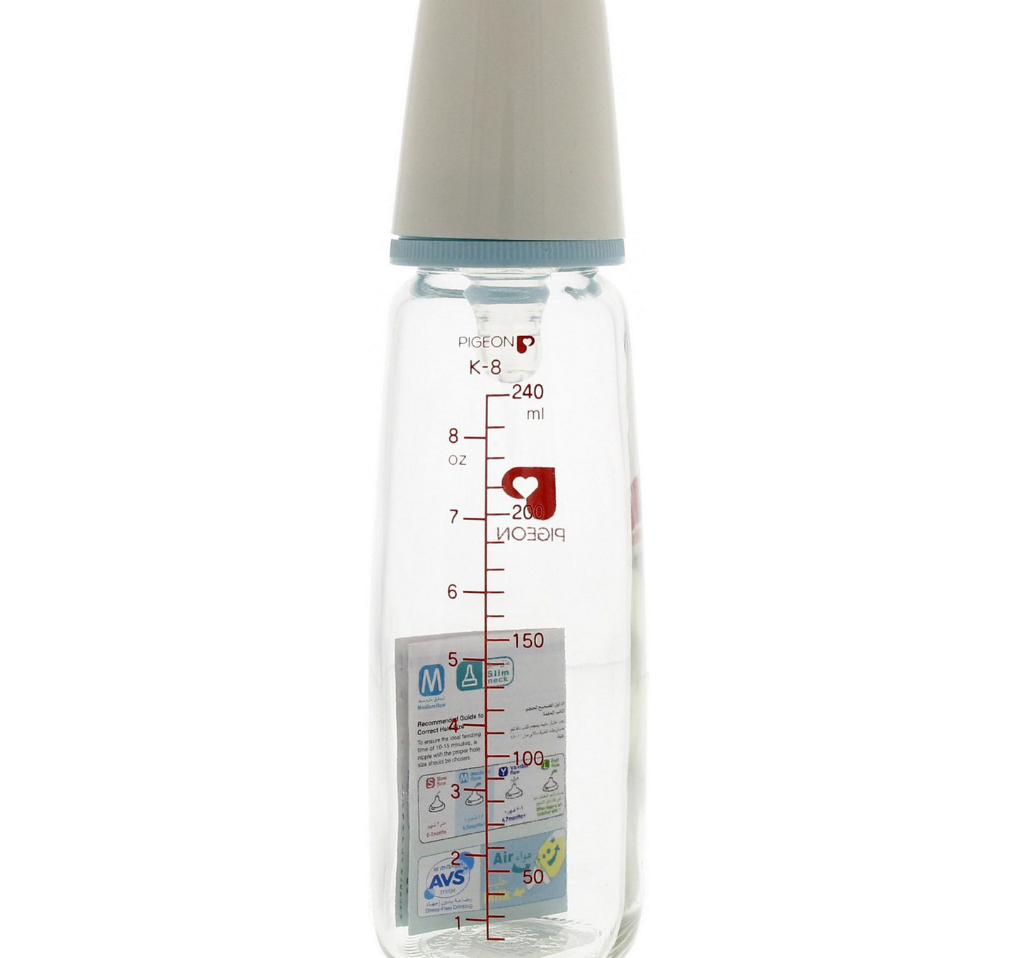 Pigeon Glass Feeding Bottle 240 ml