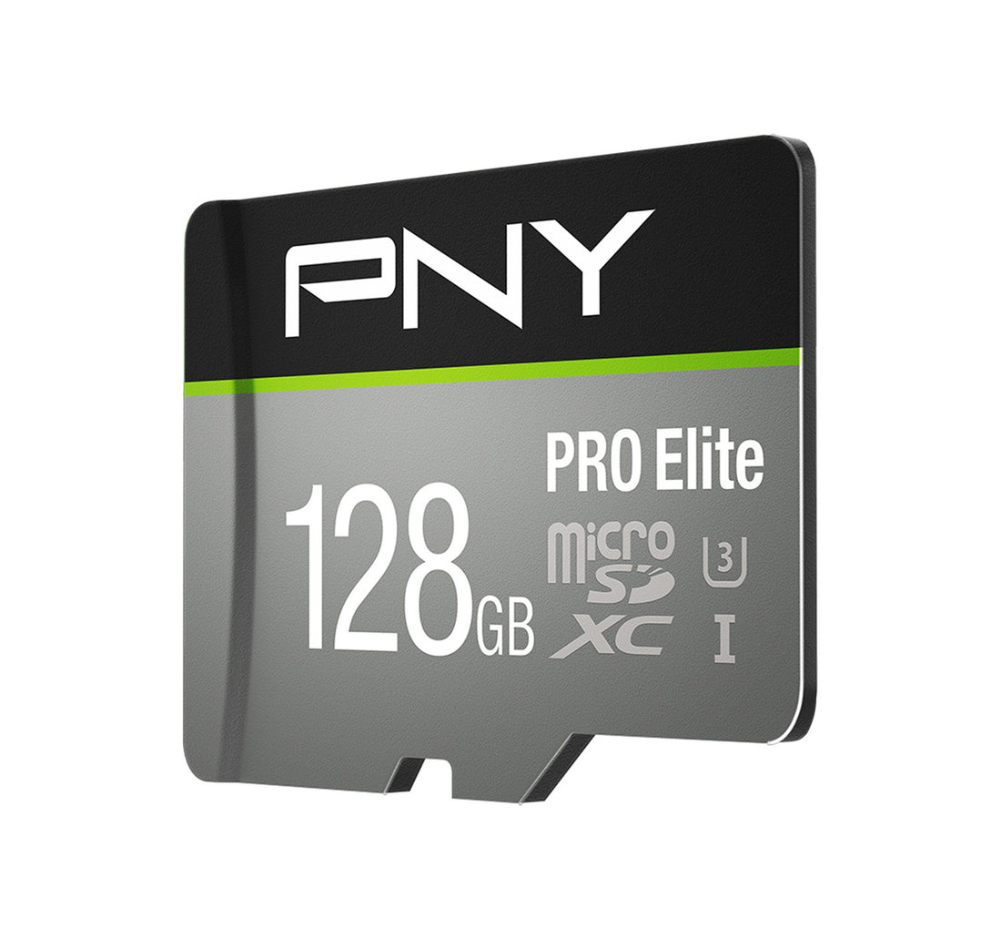 PNY PRO Elite Class 10 U3 V30 microSD Flash Memory Card, 128 GB, P-SDU128V31100PRO-GE