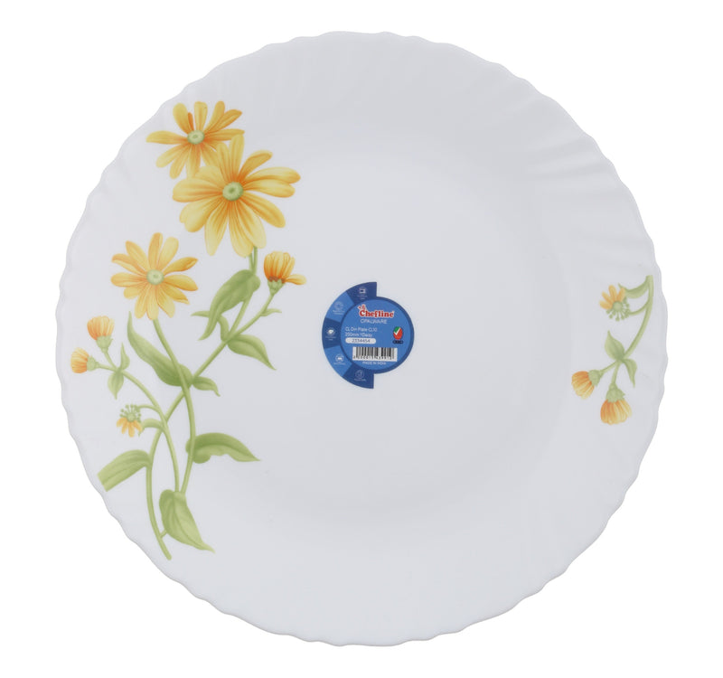 Chefline Dinner Plate CL10 250mm Yellow Daisy