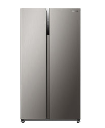 Hitachi Side by Side Two Door Refrigerator, 630 L Gross Capacity, Inox, HRSN9552DX