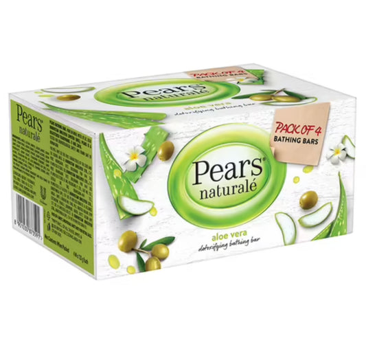 Pears Natural Aloe Vera Soap 125 g 3+1