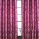 Maple Leaf Yarn Dye Jacquard Window Curtain 2pcs Set 140x260cm Assorted