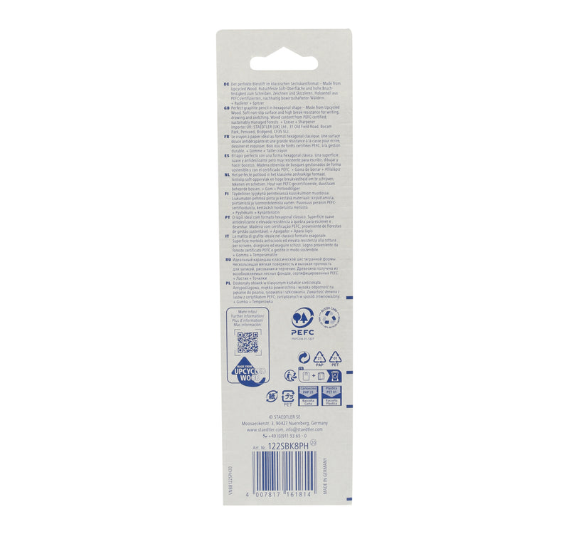 Staedtler HB Pencil + Sharpner + Eraser