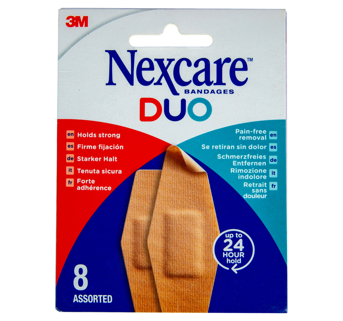 Nexcare 3M Duo Bandage Assorted 8 pcs