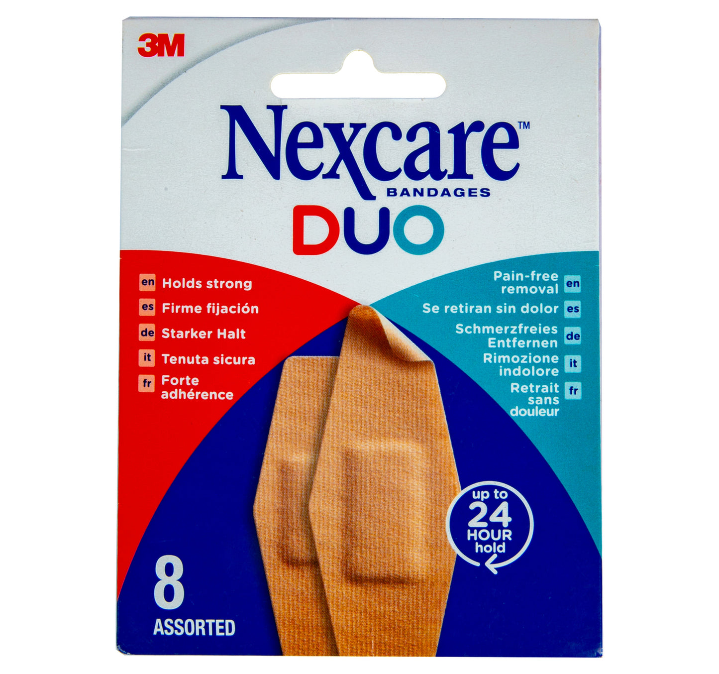 Nexcare 3M Duo Bandage Assorted 8 pcs