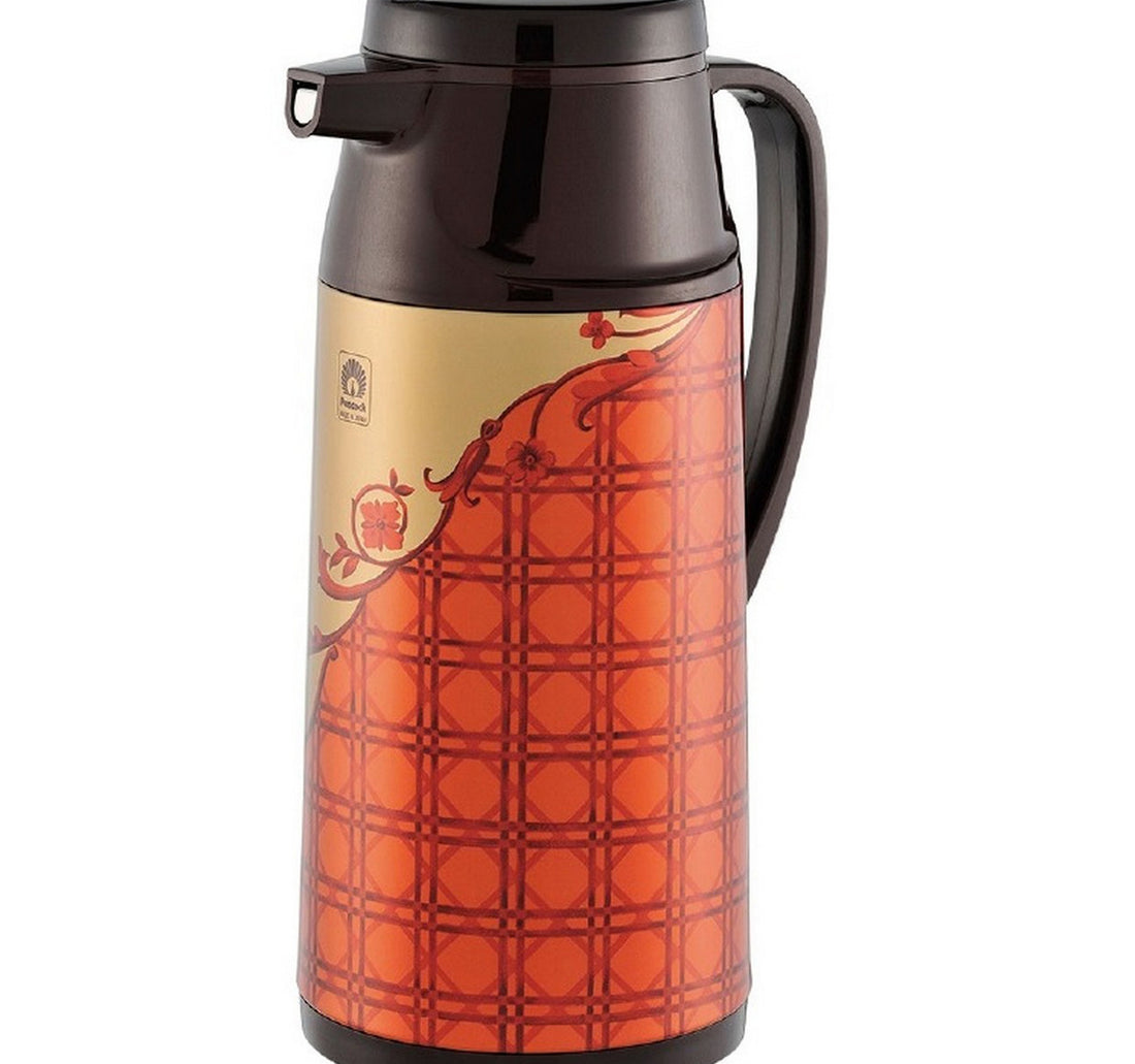 Peacock Flask Button 1.9Ltr Assorted