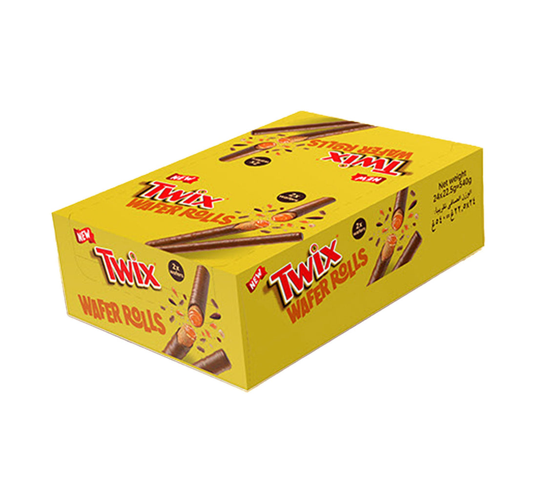 Twix 2x Wafer Rolls 24 x 22.5 g
