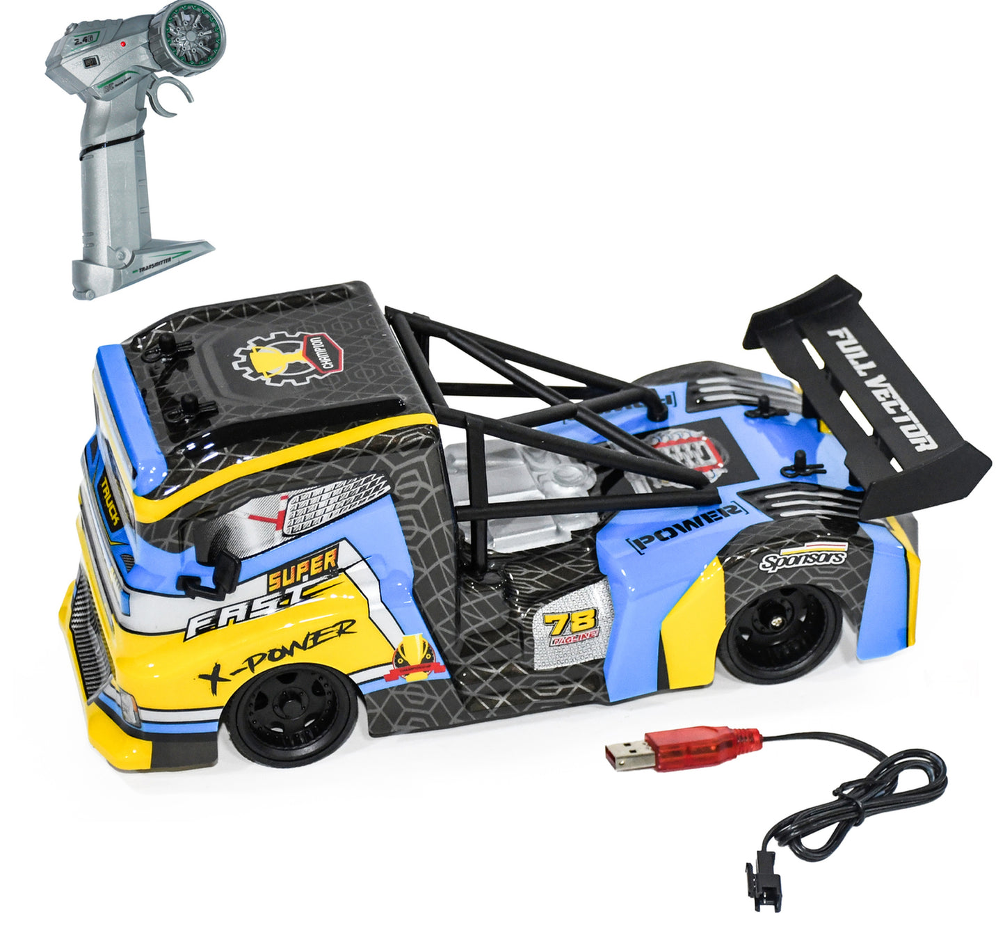 Skid Fusion Multi Function Remote Control Truck, MT6521