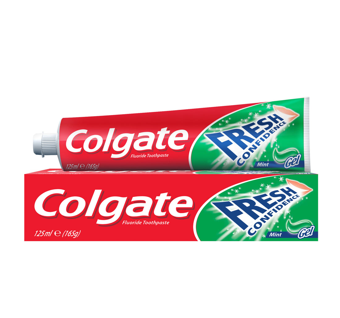 معجون أسنان كولجيت جل فريش كونفيدنس بنكهة النعناع 125 مل