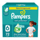 Pampers Diaper Rash Protection Aloe Vera Lotion, Size 6, 13+ kg, 72 pcs