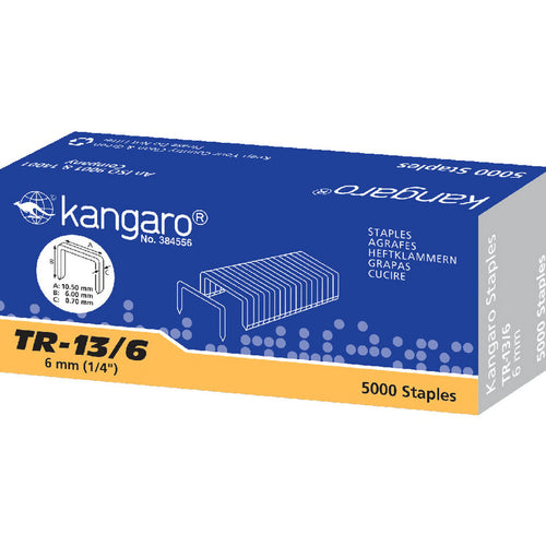Kangaro Staple Pin 13/6 5000 Staples