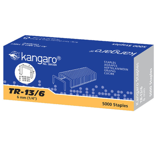 Kangaro Staple Pin 13/6 5000 Staples