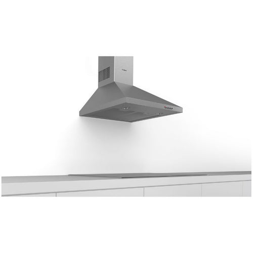 Bosch Series 2 Wall Mounted Cooker Hood, 60x60cm, Stainless Steel, DWP64CC50M