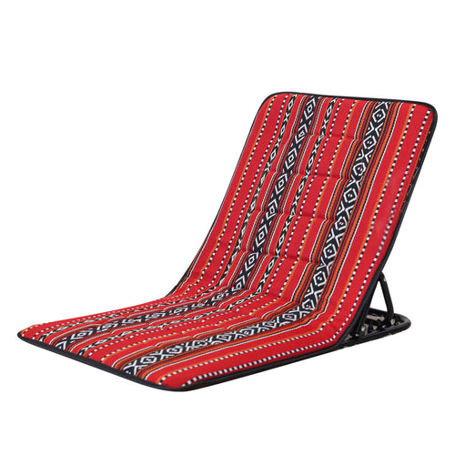Maple Leaf Home Floor Chair, Fabric, Grey