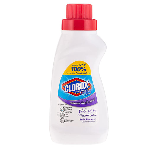 Clorox Liquid Stain Remover Supreme Whitener For White Clothes 500 ml