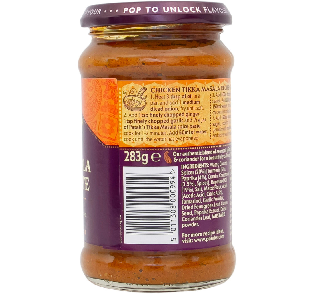 Patak's Tikka Masala Spice Paste 283 g