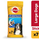 Pedigree Dentastix Dog Treats Large Breed Dog 7 pcs Multipack 270 g