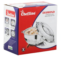 Chefline Stainless Steel Insulated Hot Pot, 1500 ml, Diamond