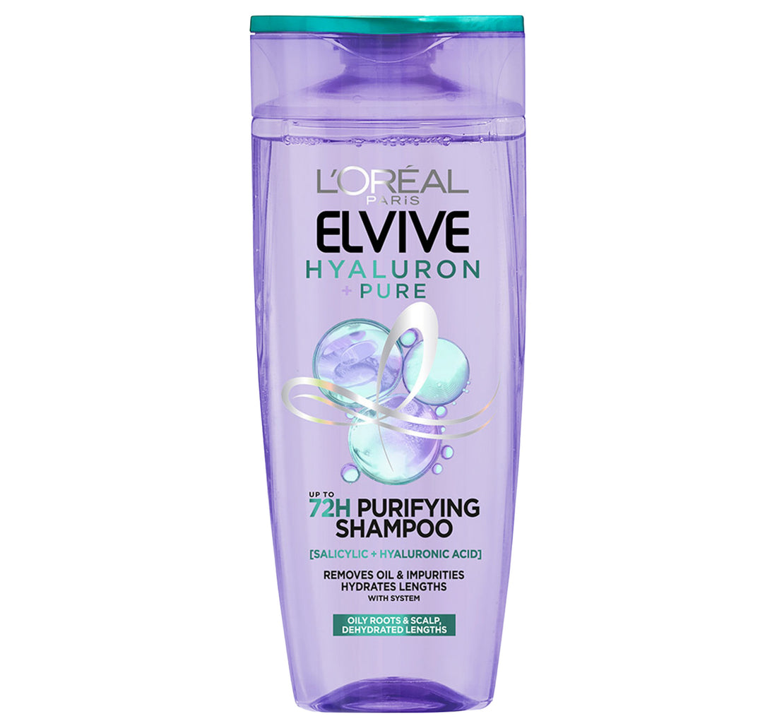 L'Oreal Paris Elvive Hyaluron Pure 72H Purifying Shampoo 600 ml
