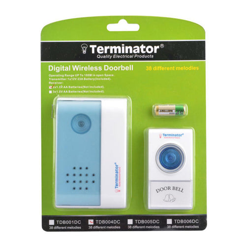 Terminator Wireless Door Bell TDB 004DC