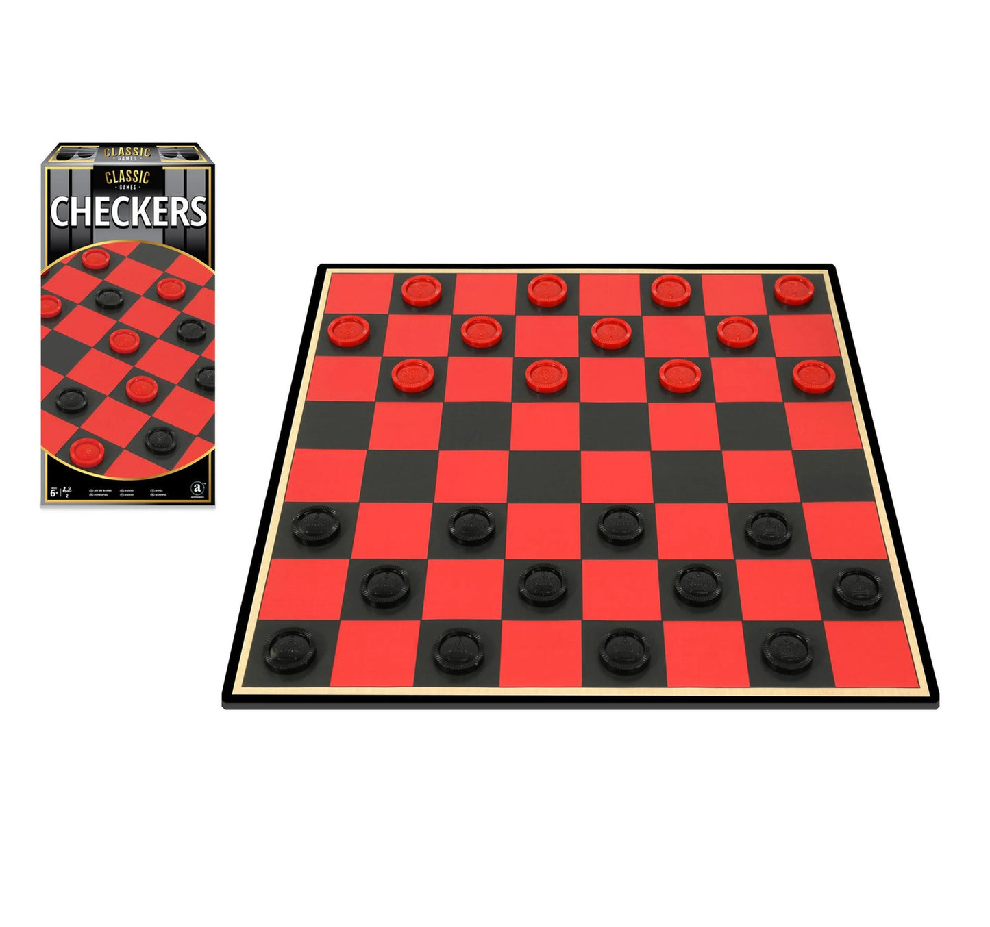 Merchant Ambassador Classic Games, Checkers (Basic), ST2103