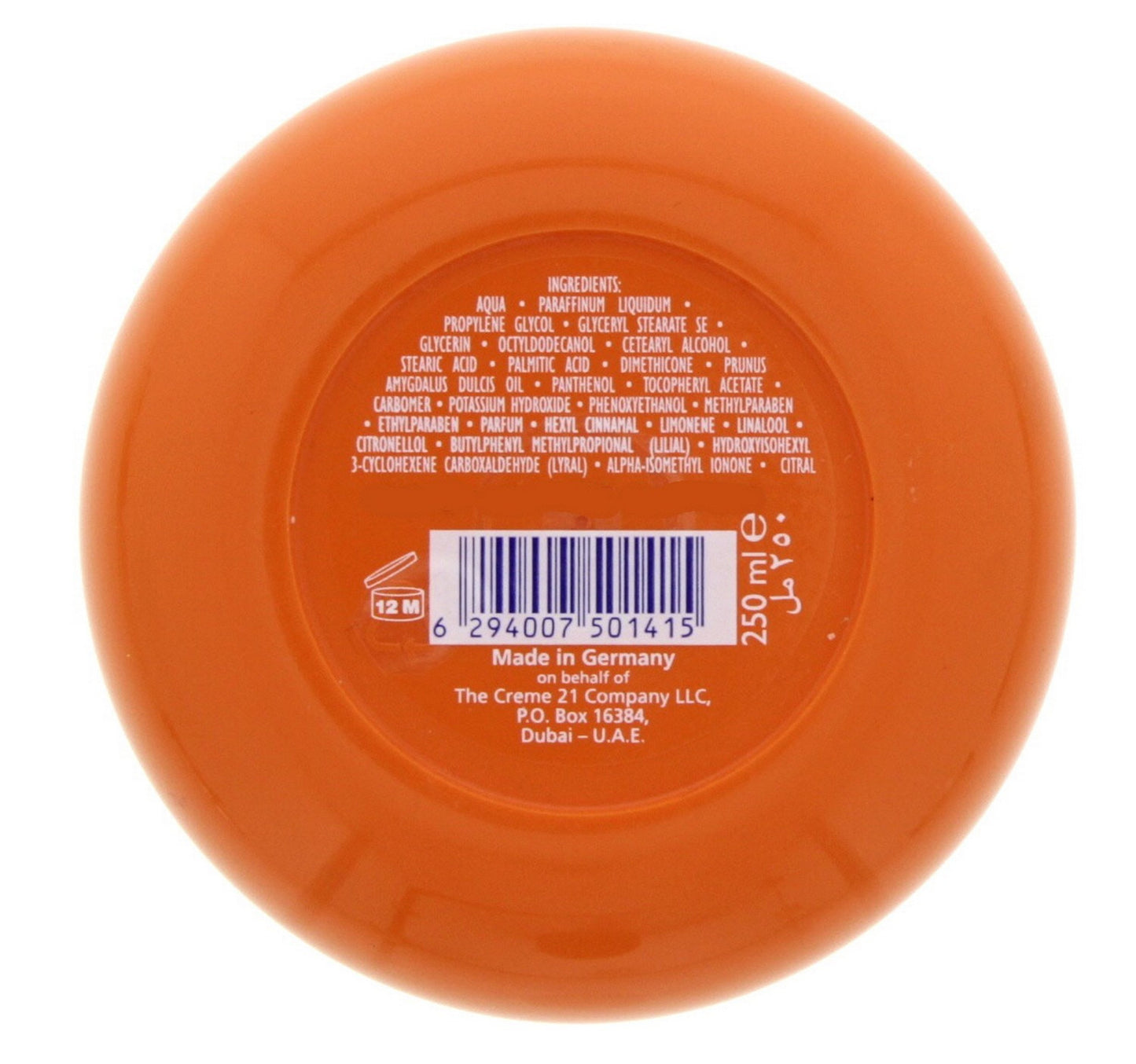 Creme 21 Moisturizing Cream 250 ml