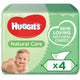 Huggies Natural Care Baby Wipes 4 x 56 pcs