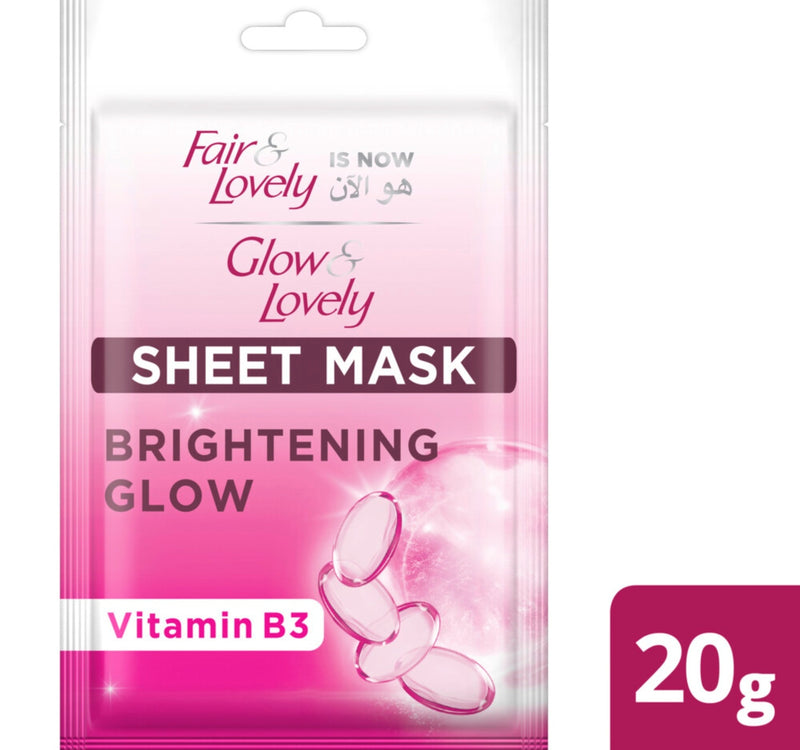 قناع ورقي مضيء ومشرق من Glow &amp; Lovely، 20 جم