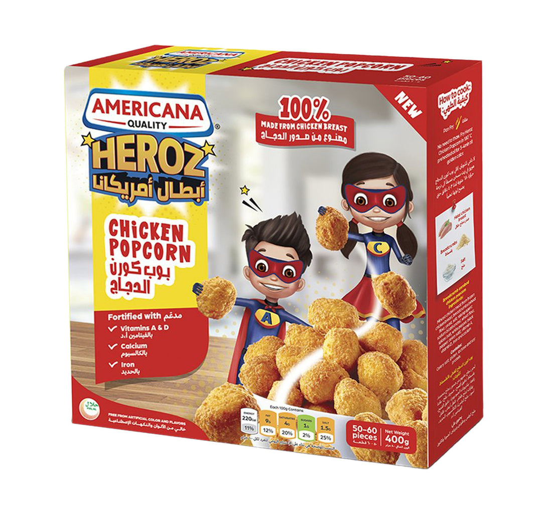 Americana Heroz Chicken Popcorn 400 g