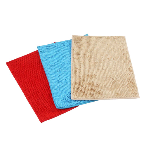 Maple Leaf Bath Mat Chenille 40x60cm Assroted per pc