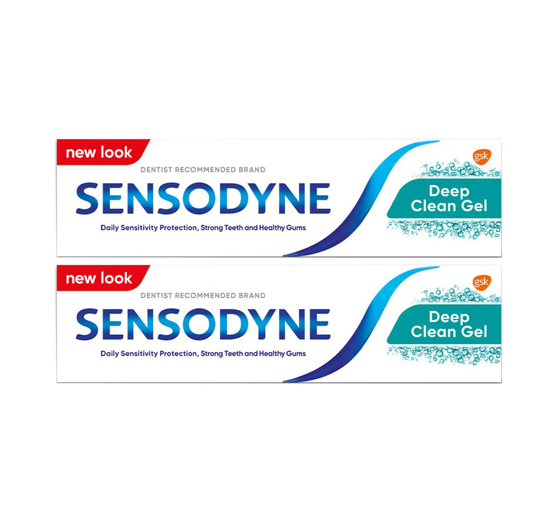 Sensodyne Toothpaste Deep Clean Gel 75 ml 1 + 1