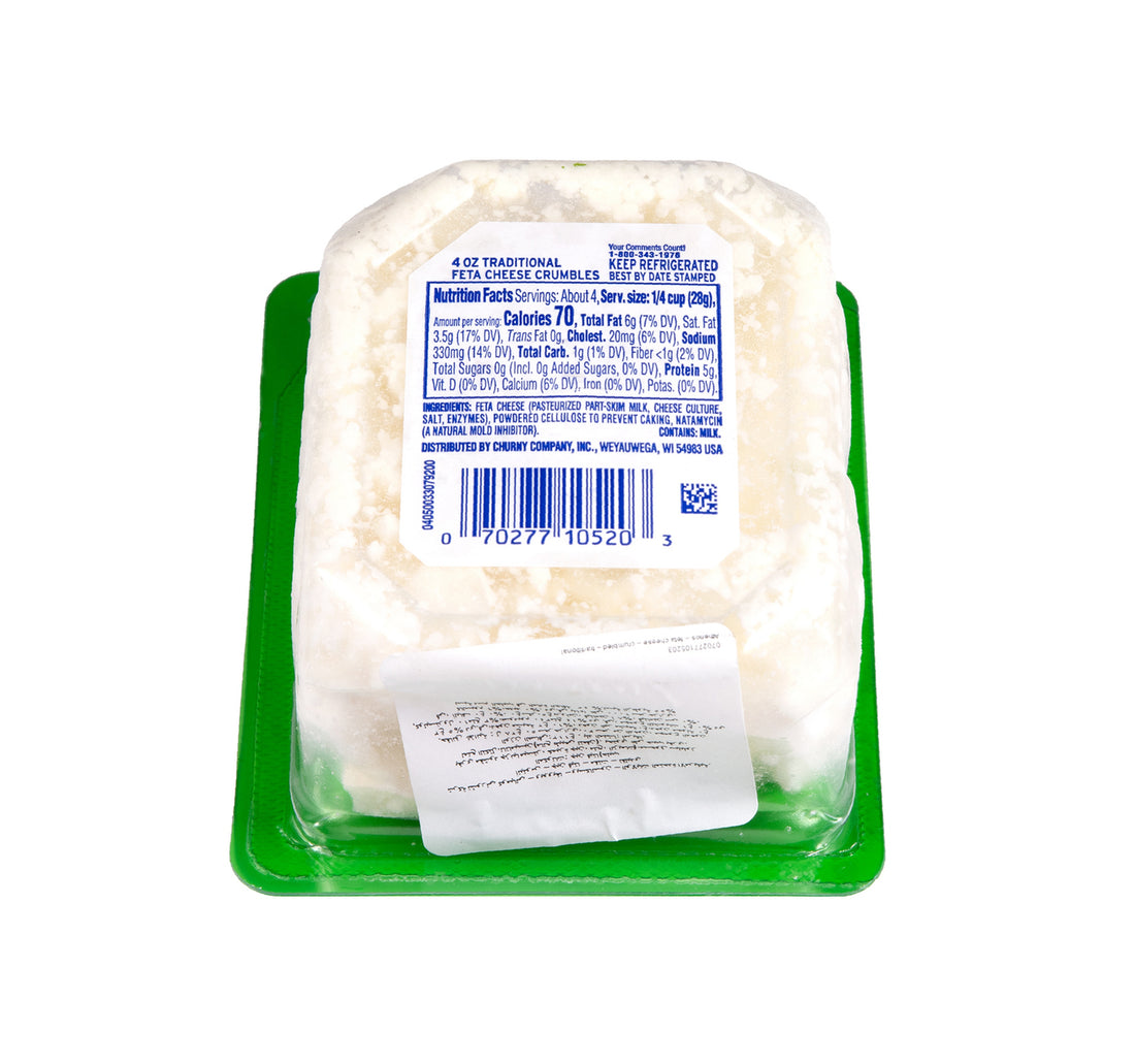 Athenos Feta Cheese Crumbled Traditional 113 g