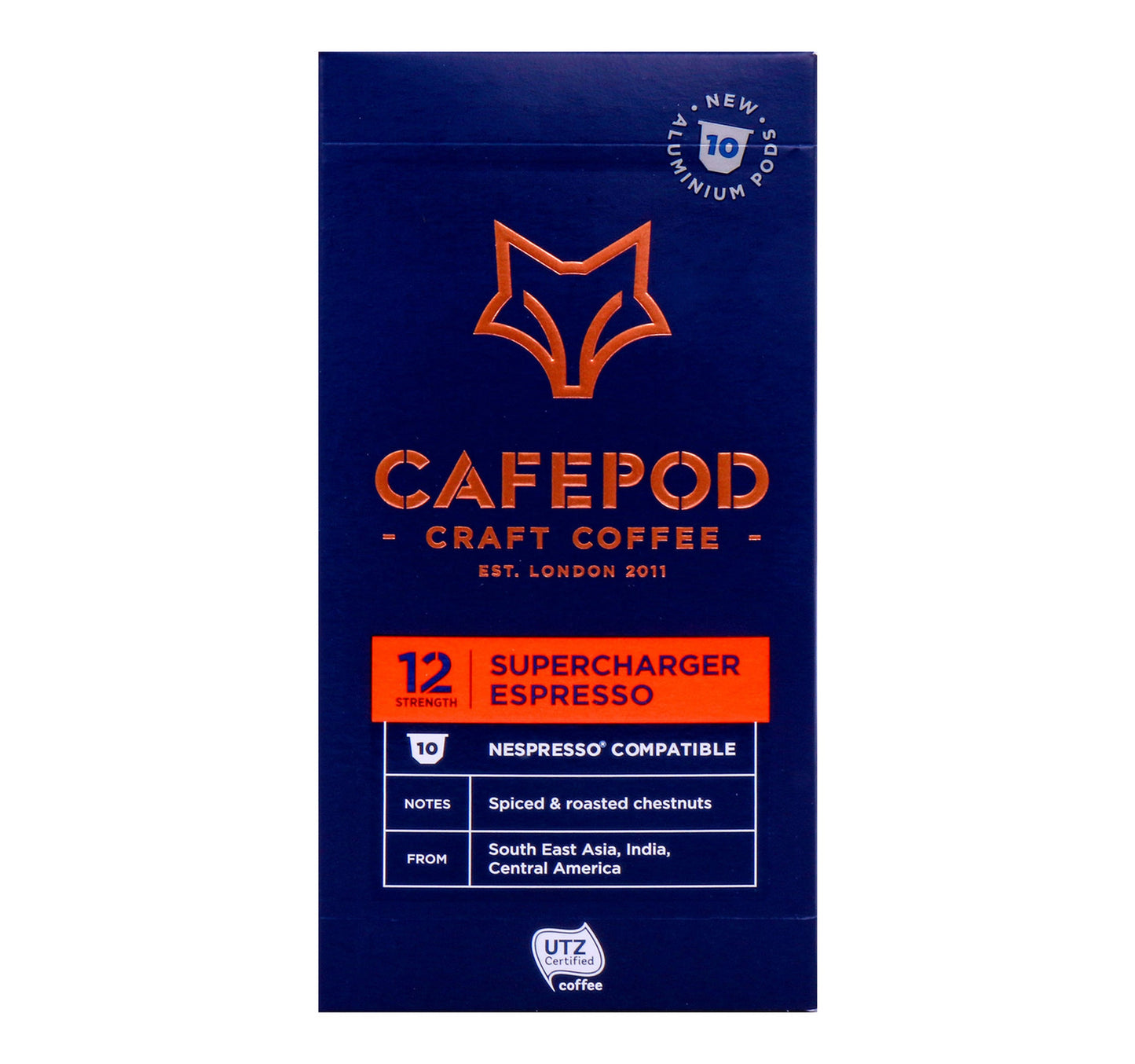 Cafe Pod Nespresso Super Charger Espresso 10pcs