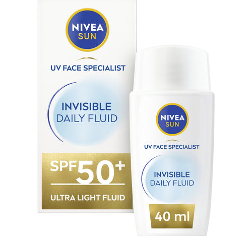 Nivea SUN UV Face Specialist Invisible Daily Sun Fluid SPF 50+ for All Skin Types 40 ml