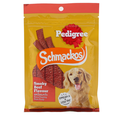 Pedigree Dog Food Schmackos Smoky Beef Flavour 70 g
