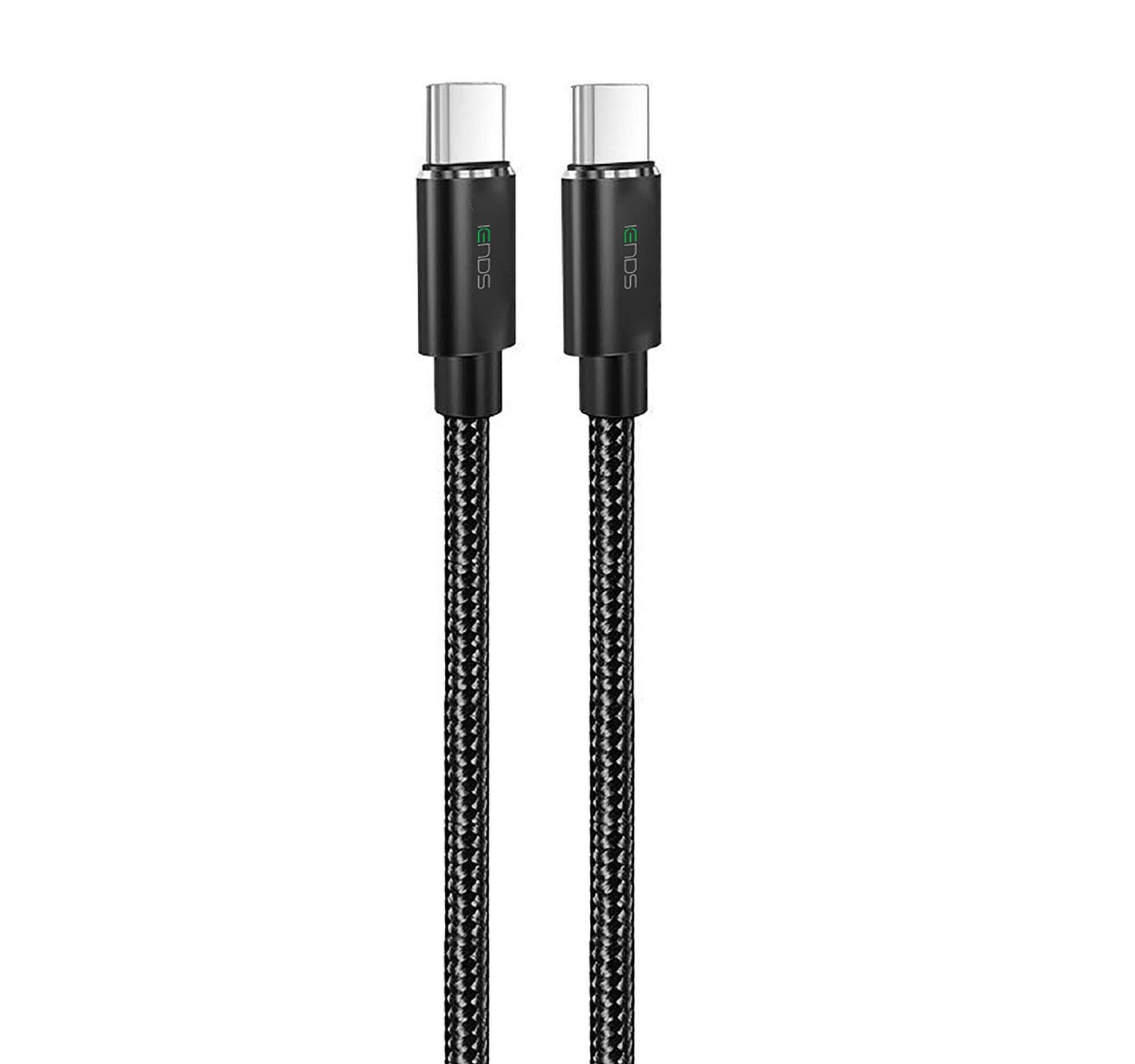 Iends Dual Type-C Charge and Sync Cable CA588, Black