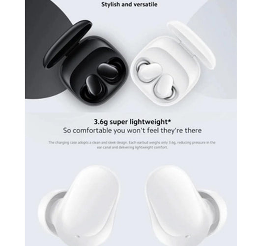 Xiaomi Redmi 6 Play True Wireless Earbuds, White, BHR8773GL