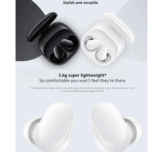 Xiaomi Redmi 6 Play True Wireless Earbuds, White, BHR8773GL