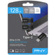 محرك أقراص فلاش PNY Elite-X Fit Type-C USB 3.2، سعة 128 جيجابايت، قطعتان، P-FDI128X2EXFITC-GE