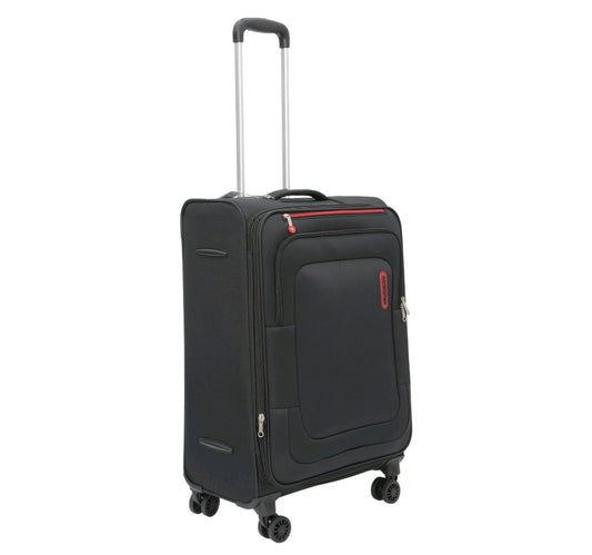 American Tourister Duncan 4 Wheel Soft Trolley, 68 cm, Black