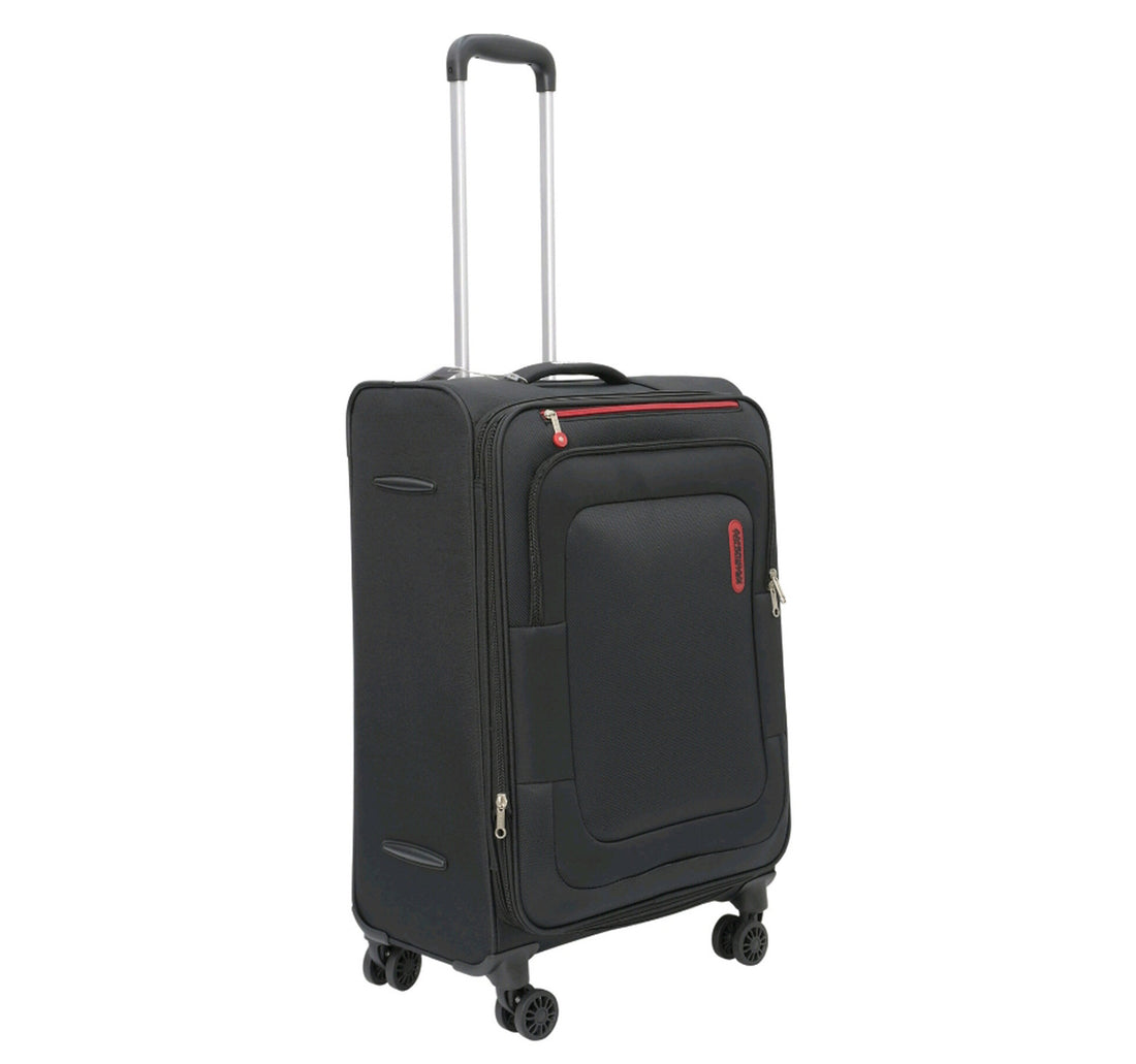 American Tourister Duncan 4 Wheel Soft Trolley, 68 cm, Black