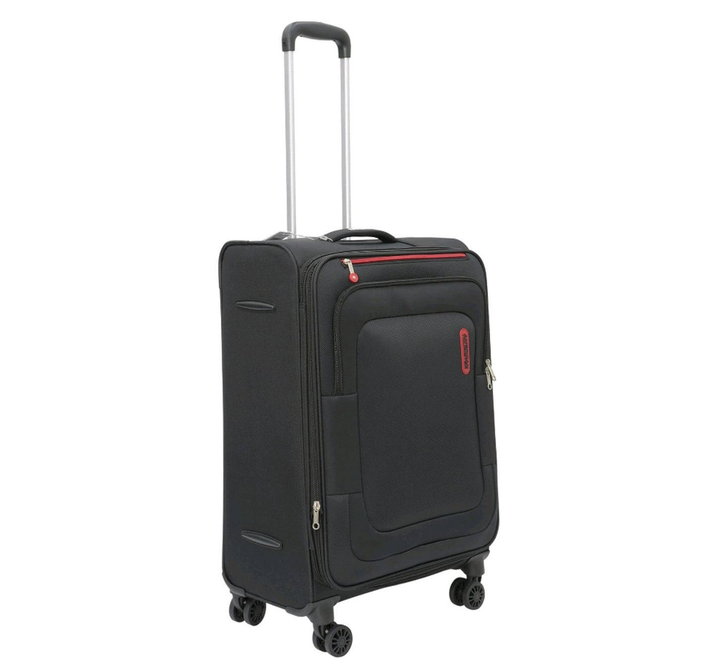 American Tourister Duncan 4 Wheel Soft Trolley, 68 cm, Black
