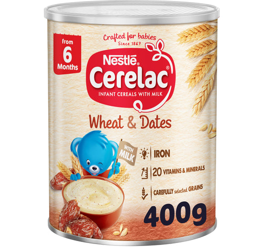 Nestle Cerelac Wheat & Dates From 6 Months 400 g