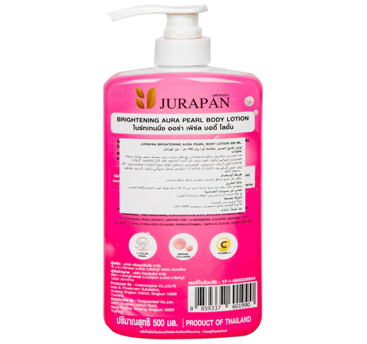 Jurapan Brightening Aura Pearl Body Lotion 500 ml