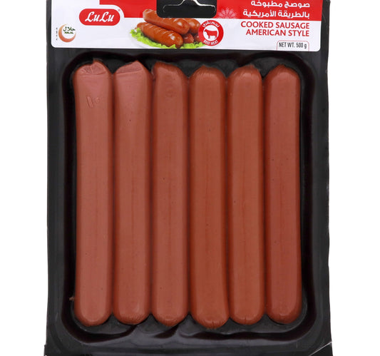 LuLu American Style Cooked Sausage 500 g